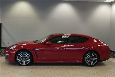 2013 porsche panamera demo, loaded, keyless, full leather two tone, msrp $97725