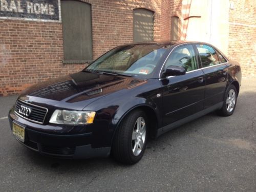 2002 audi a4 v6 3.0l awd (indigo blue)