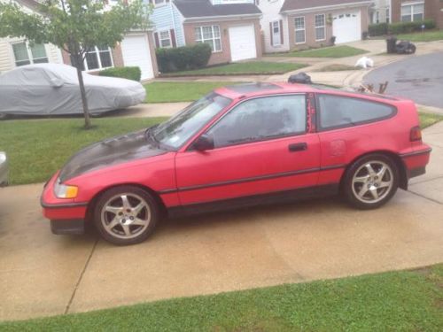 1991 honda crx si coupe 2-door 1.6l with swap b16a1