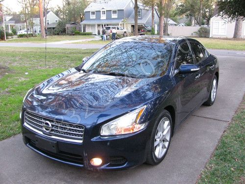 2009 nissan maxima sv sedan 4-door 3.5l low miles salvage leather roof