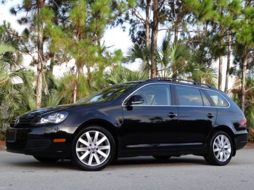 2011 vw jetta wagon tdi diesel 6 speed * no reserve manual pano roof 1 owner