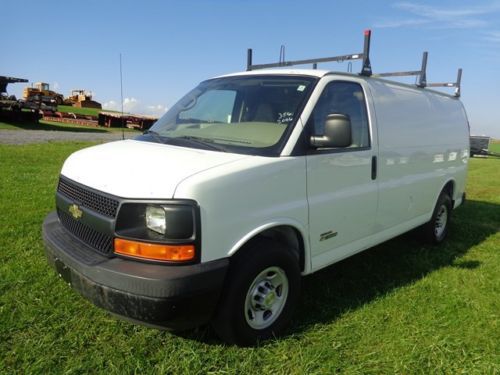 2006 chevrolet express 3500 cargo van 6.6l duramax turbo diesel no reserve