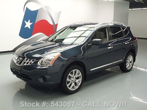 2013 nissan rogue sl leather sunroof nav rear cam 21k texas direct auto