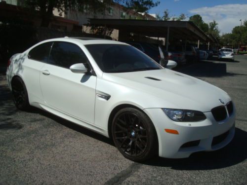 2013 bmw frozen white coupe 2-door 4.0l