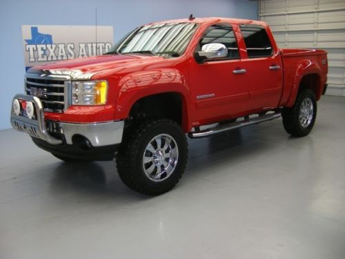 We finance!!  2012 gmc sierra 1500 sle z71 4x4 lifted leather 20 rims texas auto