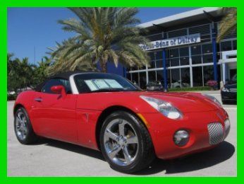 06 red manual:5-speed  2.4l i4 convertible *chrome wheels *leather *low miles*fl