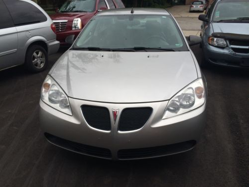 2008 pontiac g6 gtsport package/leather seats/rims/no reserve/clear title