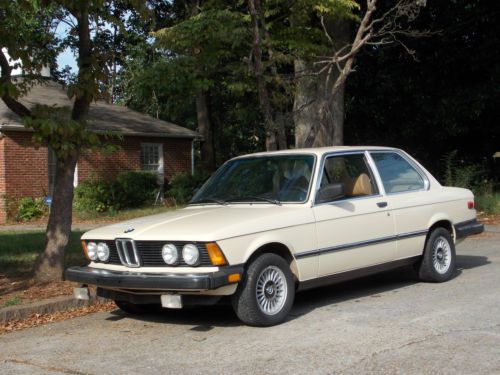 1980 bmw 320i 2 dr sports sedan, 2nd owner since 1986, excellent overall.