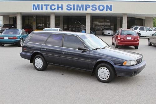 1991 toyota camry dx wagon   perfect georgia carfax!  no reserve auction!!!