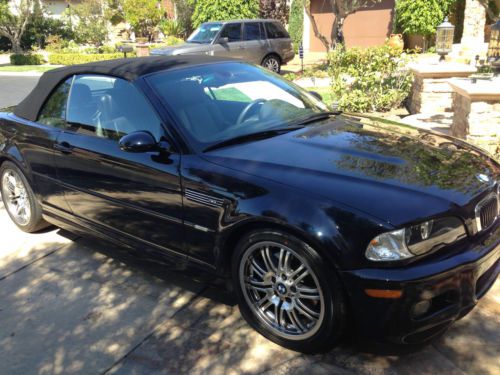 Bmw m3 cnvrt 2002 - triple black - 24k mi - 6 spd manual