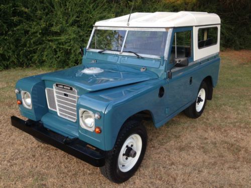 Land rover series iii  rare last year for the iconic series iii. overdrive