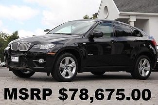 Black sapphire metallic auto awd premium &amp; sport pkg navigation like new perfect