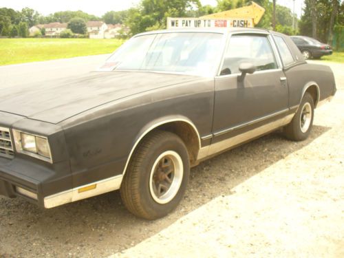 1985 chevrolet monte carlo base coupe 2-door 4.3l