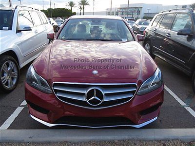 4dr sedan e350 sport rwd e-class new automatic gasoline 3.5l v6 cyl cardinal red