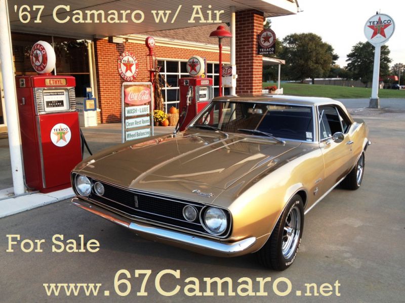 1967 Camaro with Air, PS, PB, 327, 4-bbl, Auto, Protect-O-Plate, 8-Track, US $27,500.00, image 1