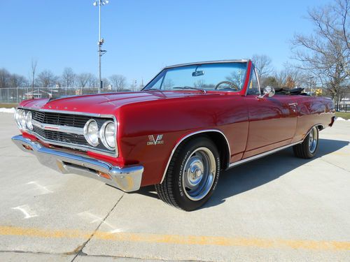 1965 chevelle convertible *fresh restoration* clean!!!