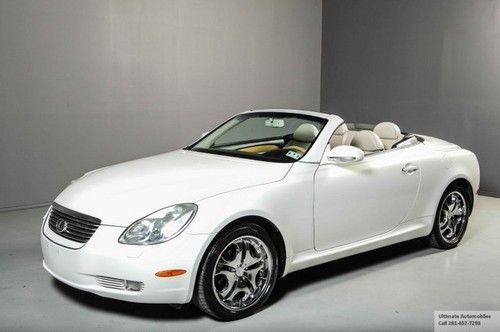 2003 lexus sc430 convertible navigation power-top xenons mark levinson serviced!