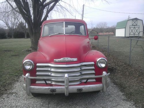 1951 chevy 3100 original 5 window pickup truck