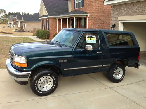 1994 ford bronco xlt sport utility 2-door 5.8l