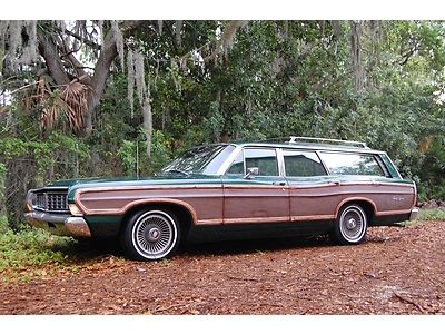 1968 ford galaxie ltd country squire wagon 88k original miles no reserve a/c