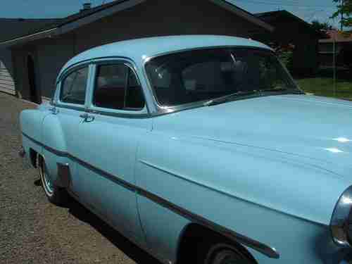 Chevy Bel Air light  blue, automatic, 120k all original 1954 super sweet, US $9,500.00, image 2