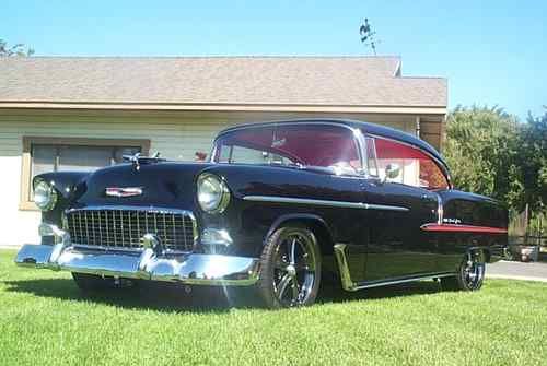 1955 chevrolet bel air hardtop; 2 door