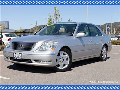 2004 lexus ls430: one-owner california vehicle, offered by mercedes dealership
