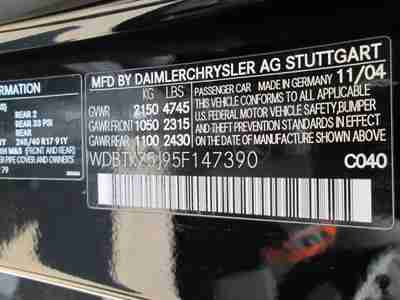 2005 BLACK V8 AUTOMATIC LEATHER NAVIGATION MILES:37K CONVERTIBLE, image 19