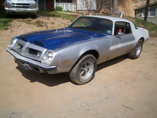 1975 pontiac 75 firebird formula 455 automatic 4wheel disc posi clean