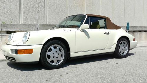 1990 porsche 911 carrera 2 cabriolet 37 k mile one owner, collector car,rare