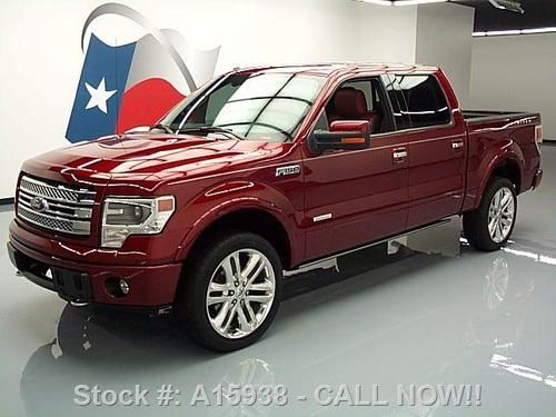 2013 ford f-150 ltd ecoboost 4x4 sunroof nav 22's 8k mi texas direct auto