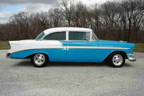 1956 CHEVY BEL AIR STREET ROD FULL RESTORATION 9YRS AGO GREAT HOT ROD, NOT A RAT, US $25,000.00, image 2