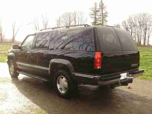 1999 Chevrolet Suburban LT 4dr.4WD,Black & Charcoal Loaded,Leather,Rust Free, image 5