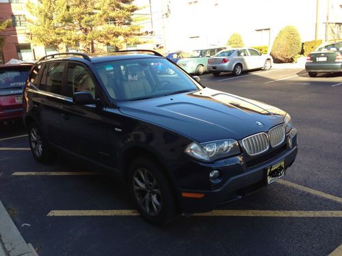 2009 bmw x3 xdrive30i sport utility 4-door 3.0l dark blue sale by owner