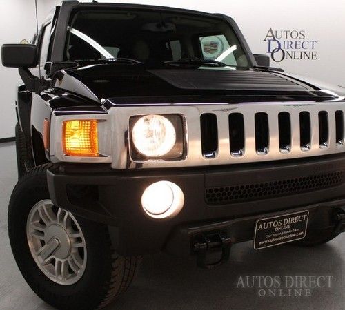 We finance 2007 hummer h3 4wd auto 63k wrrnty susppkg rnngbrds fogs cd pwrwndws