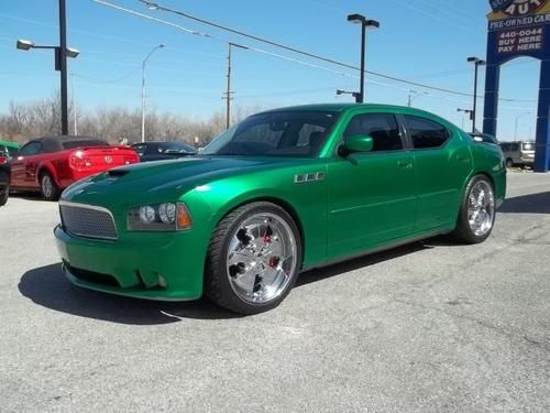 2006 dodge charger srt8 loaded low miles custom one of a kind wheels nav