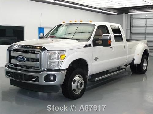 2011 ford f-350 lariat crew fx4 4x4 diesel drw sunroof texas direct auto