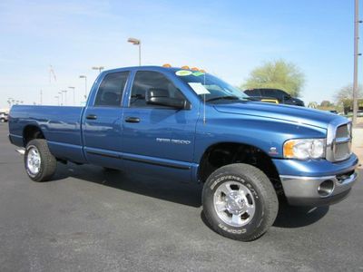 2005 dodge ram 3500 slt crew cab 5.9l cummins diesel long bed 4x4 truck~6 speed!