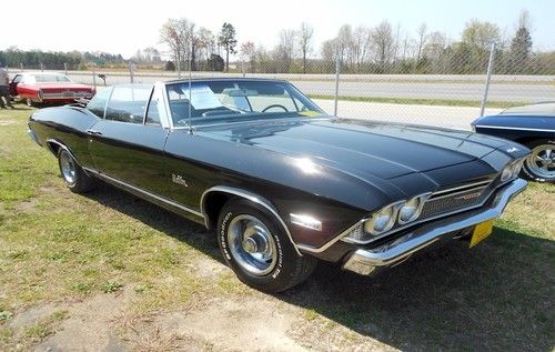 1968 chevy chevrolet chevelle malibu convertible