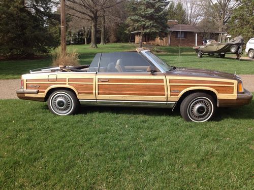 1986 chrysler lebaron mark cross convertible 2-door 2.2l