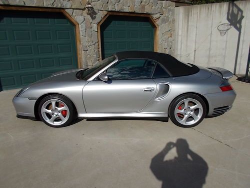 2004 porsche turbo 911 cabriolet, convertible, 996, only 13k miles, mint!!