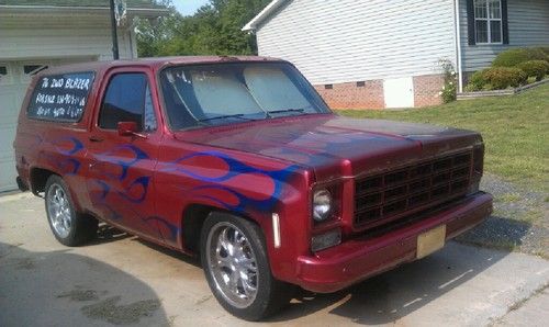 Rare 1976 2 wheel drive chevy blazer