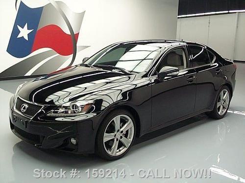 2012 lexus is250 sunroof vent seats paddle shift 446 mi texas direct auto