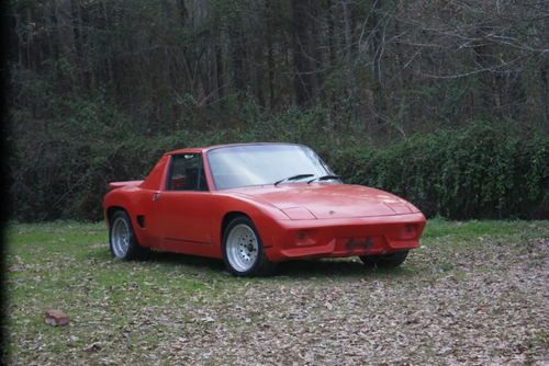 1974 porsche 914 with slant nose and dura light race rims