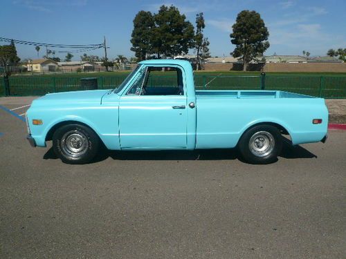 1972 chevy c10 custom  swb rat rod solid  california pickup