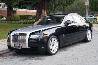 2012 rolls-royce ghost, black/moccasin,low mls loaded!