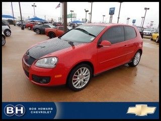 2006 volkswagen new gti 2dr hb red leathertilttelecopic wheel spoiler
