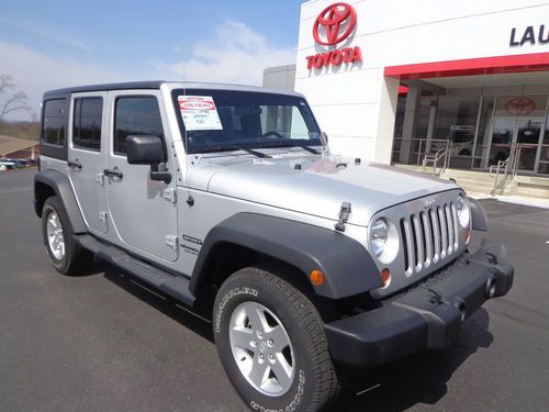 2011 jeep wrangler unlimited sport 4x4 3.8l v6 bluetooth sirius radio video