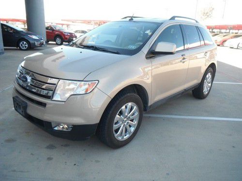 2007 ford edge sel plus 3.5l v6 leather auto navi tv/dvd 2 owners