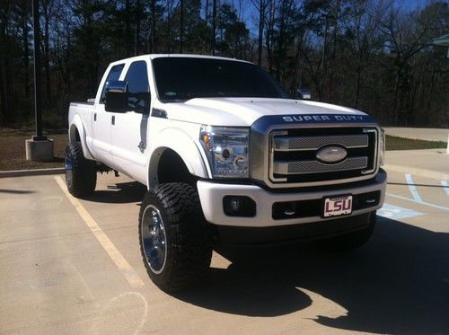 2013 ford f250 diesel lifted platinum edition